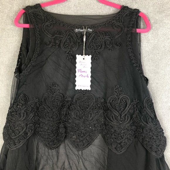 Pretty Angel sheer lace tunic/dress & Cover up kimono witchy goth lagenlook - Picture 7 of 9